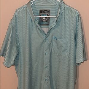 DIXXON Blue Casual Button Down Shirt